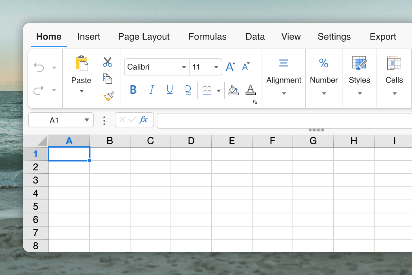 The spreadsheet UI you already know